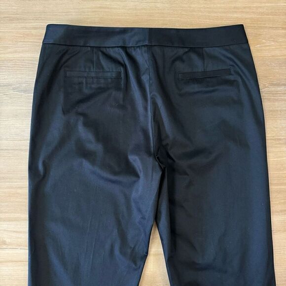 Lafayette 148 Women's 14 Mid-Rise Cropped Straight Leg Pants Black Contemporary - Picture 8 of 8